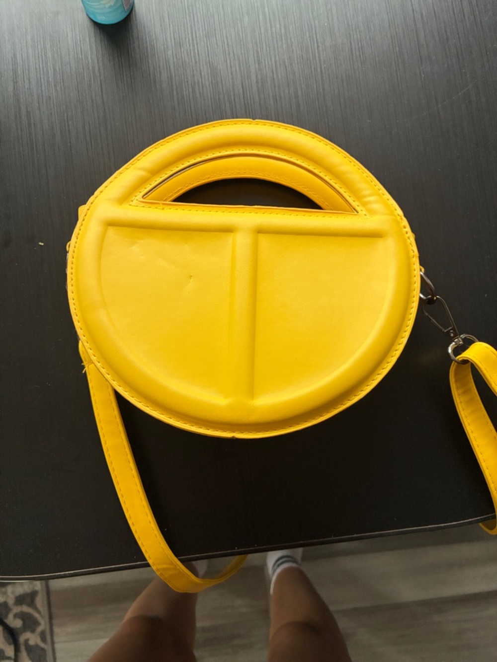 Yellow Round Crossbody Bag - Stylish Women’s Handbag